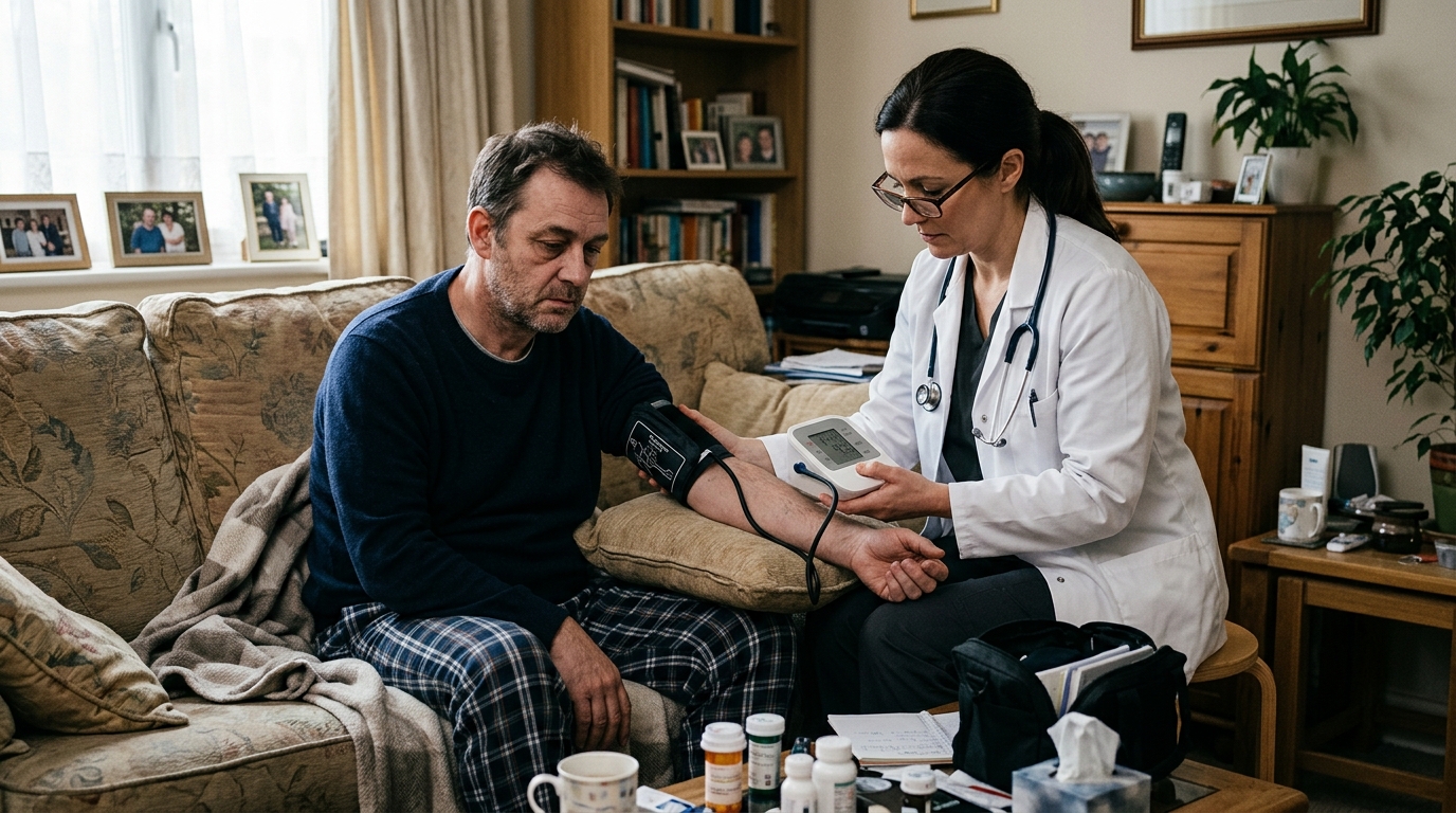 Анонимный визит врача-нарколога на дом: осмотр и измерение давления без учета