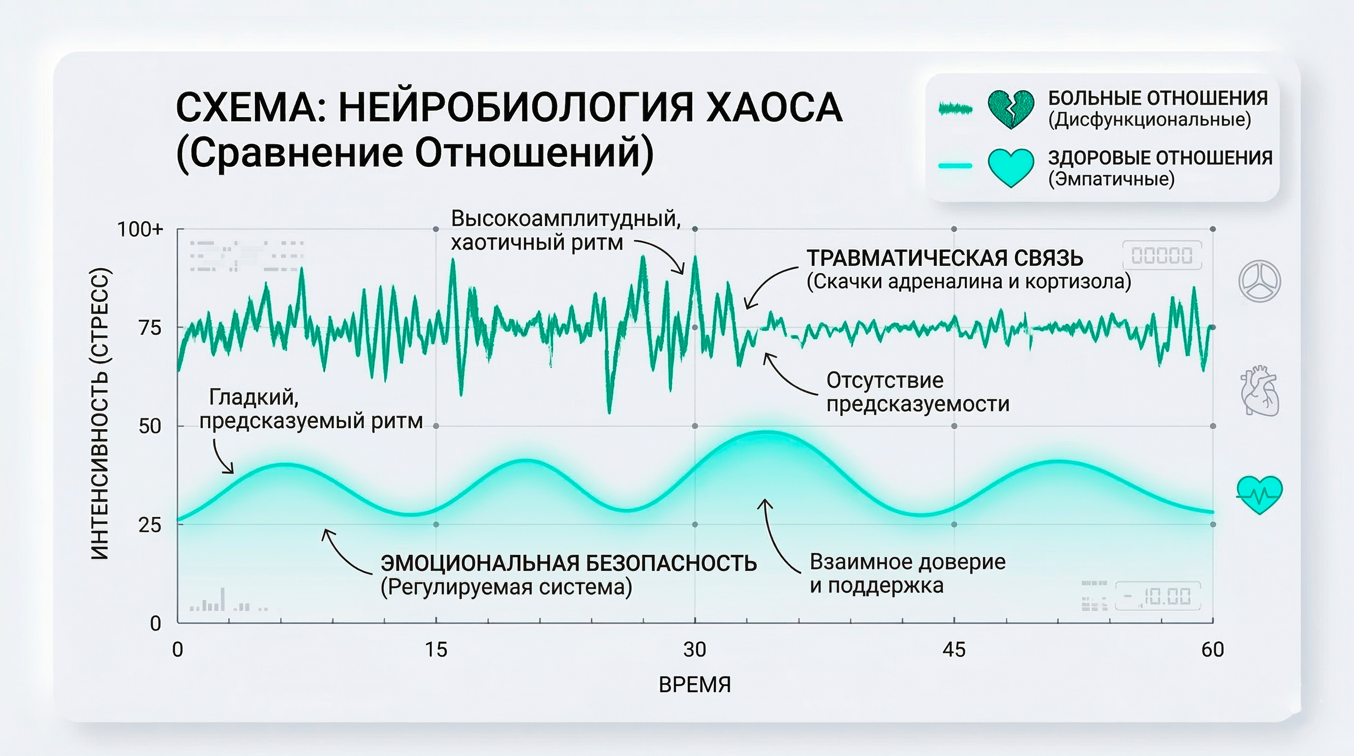 Нейробиология хаоса и эмоциональные качели при синдроме ВДА